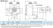 Vortexpumpe zum Fördern von Essig und Essigsäure LIVERANI MID 60 Inox 2, 350 l/min, AISI 316, für Hydraulikmotor