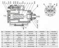 Bitumenpumpe LQ3G54×2-46/6/1.0/C, 3 kW, 970 U/min
