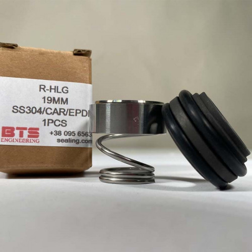 Gleitringdichtung für Pumpenwelle Hilge R-HLG 19, L, SS/CAR, EPDM, 304, 2H