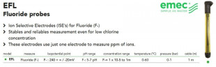 Fluoridsensor EMEC EFL Ionenselektive Elektroden (ISE) für Fluorid (F-)