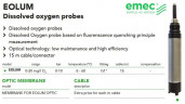 EMEC EOLUM Sensor für gelösten Sauerstoff