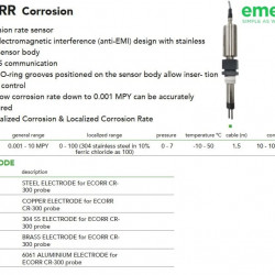 EMEC ECORR CR-300 Korrosionsratensensor