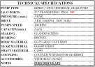 Kupar KIPK 2 1/2"-PF315 Zahnradpumpe für Schokolade, 3 kW, 100 U/min, mit Getriebemotor