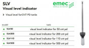EMEC SLV Sichtfüllanzeige für CNT PD-Behälter