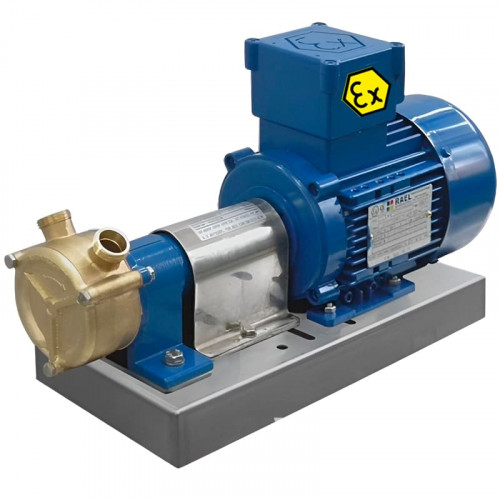 Marine-Wirbelpumpe LIVERANI GR ADPE SPECIAL 50, 230 l/min, TF 1,5 kW, 1400 U/min, 380 V, Ex, Bronze
