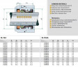 Gleitringdichtung für Pumpenwelle R-10R 1.3/4, PTFE/CER, PTFE, 304, V Typ JOHN CRANE 10R, AESSEAL B08, ANGA 11