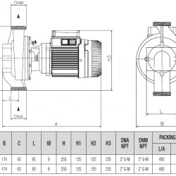 DAB ALP 2000/BQQE 3x230/400 50 IE2 Umwälzpumpe, 60214699