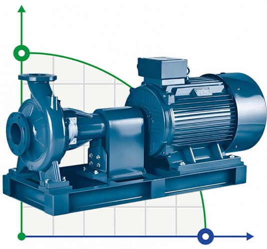 Konsolenpumpe für Kühlturm BSM4 100-250/55 (96/13,4), 5,5 kW, 1450
