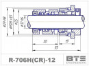 Gleitringdichtung für Grundfos-Pumpe R-706H(CR) 12, SiC/SiC, EPDM, 304