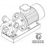 Vortexpumpe für Farbtransfer LIVERANI GR ADPE NAUTIC 70 Inox, 500 l/min, TF 5,5 kW, 1400 U/min, 380 V, Ex, AISI 316