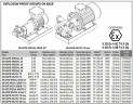Vortexpumpe für Farbtransfer LIVERANI GR ADPE NAUTIC 70 Inox, 500 l/min, TF 5,5 kW, 1400 U/min, 380 V, Ex, AISI 316