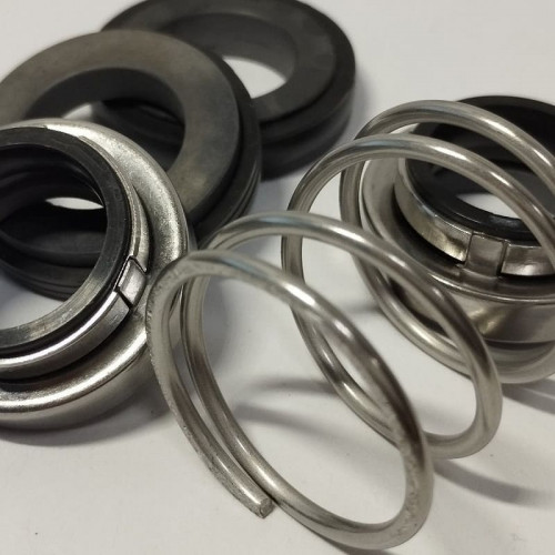 Doppelte mechanische Pumpenwellendichtung R-4702 20, SIC/SIC/SIC/SIC, VITON, 304