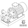 Wirbelpumpe für Sirupförderung LIVERANI GR ADPE NAUTIC 70 Inox, 500 l/min, TF 7,5 kW, 1400 U/min, 380 V, Ex, AISI 316