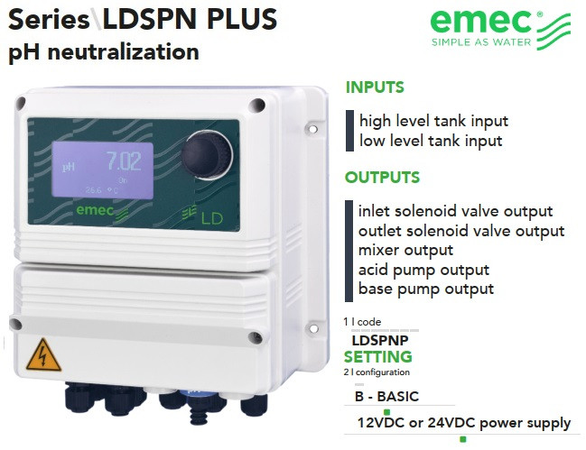 EMEC LDSPN PLUS Controller pH-Neutralisationssystem