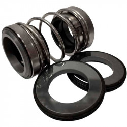 Doppelte Gleitringdichtung R-208 20, SIC/SIC/SIC/SIC, VITON, 304