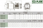 DAB EUROINOX 30/30 M horizontale mehrstufige Pumpe, 102970220H