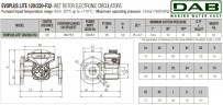 DAB EVOPLUS Lite 120/220-F32 Umwälzpumpe mit elektronischer Steuerung, 60218211