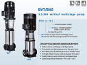 Mehrstufige Sättigungspumpe BVS 2-15, 1,5 kW, AISI 304