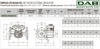 DAB EVOPLUS Lite 60/220-F32 Umwälzpumpe mit elektronischer Steuerung, 60218209