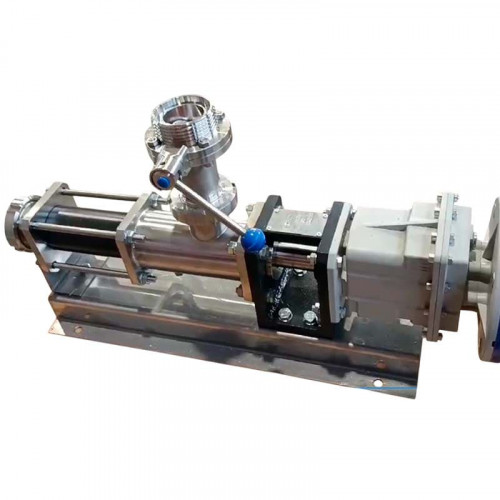 Schneckenpumpe 3101-0106, AISI 304/EPDM, 1,1 kW, 380 V/50 Hz, 400 U/min, 6 bar für Shampoo, Duschgel, Balsam und Seife
