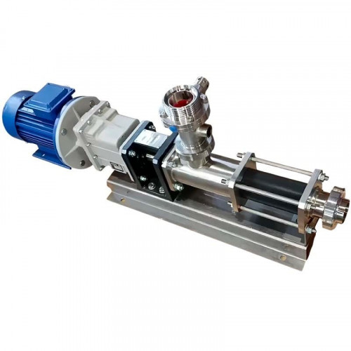Schneckenpumpe 3101-0106, AISI 304/EPDM, 1,1 kW, 380 V/50 Hz, 400 U/min, 6 bar für Shampoo, Duschgel, Balsam und Seife