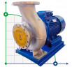 TKHW 200/370-37/4 (187/44), 37 kW, AISI 304, 1480 horizontale Pumpe aus rostfreiem Stahl