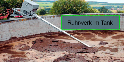 Rührwerke für Lagunen, Farmen, Biogas
